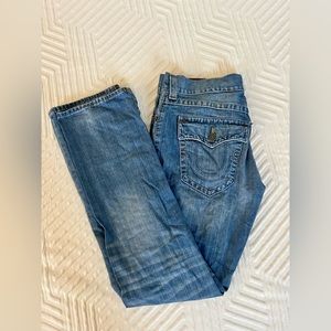 TRUE RELIGION JEANS “RICKY” size 32 basically brand new